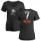 Women's Jose Reyes Midnight Mascot V-Neck T-Shirt - Black