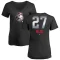 Women's Jose Rijo Midnight Mascot V-Neck T-Shirt - Black