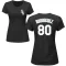 Women's Jose Rodriguez Name & Number T-Shirt - Black