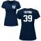 Women's Jose Trevino Name & Number T-Shirt - Navy