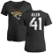 Women's Josh Allen Name & Number Slim Fit T-Shirt - Black