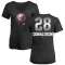 Women's Josh Donaldson Midnight Mascot V-Neck T-Shirt - Black