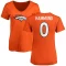 Women's Josh Hammond Name & Number Slim Fit T-Shirt - Orange