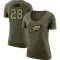 Women's Josh Jobe Legend Salute to Service Scoop Neck T-Shirt - Olive