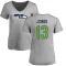 Women's Josh Jones Name & Number Slim Fit T-Shirt - Ash