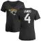 Women's Josh Lambo Name & Number Slim Fit T-Shirt - Black