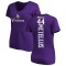 Women's Josh Metellus Backer Slim Fit T-Shirt - Purple