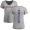 Women's Josh Metellus Backer V-Neck T-Shirt - Ash