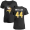 Women's Josh Metellus Name & Number Slim Fit T-Shirt - Black