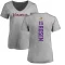 Women's Josh Rosen Backer V-Neck T-Shirt - Ash