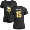 Women's Josh Rosen Name & Number Slim Fit T-Shirt - Black