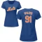 Women's Josh Walker Name & Number T-Shirt - Royal