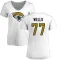 Women's Josh Wells Name & Number Slim Fit T-Shirt - White