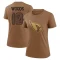 Women's Josh Woods Legend 2023 Salute To Service Performance T-Shirt - Brown