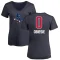 Women's Joshua Obiesie Name and Number Banner Wave V-Neck T-Shirt - Navy