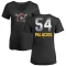 Women's Joshua Palacios Midnight Mascot V-Neck T-Shirt - Black