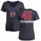 Women's J.P. Feyereisen Name and Number Banner Wave V-Neck T-Shirt - Navy