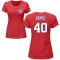 Women's Juan Abreu Name & Number T-Shirt - Red