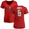 Women's Julio Jones Name & Number Slim Fit T-Shirt - Red