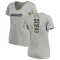 Women's Junior Seau Name & Number Slim Fit V-Neck T-ShirtHeather - Gray