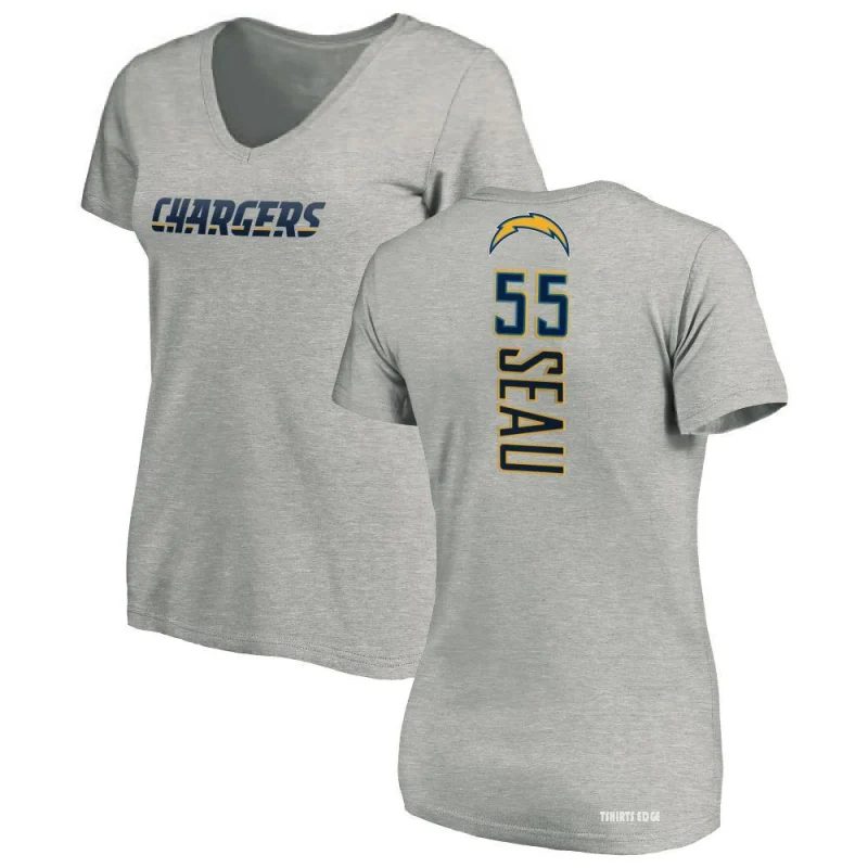 Junior Seau V-Neck Unisex T-Shirt - TeeHex