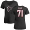 Women's Justin Ellis Name & Number Slim Fit T-Shirt - Black