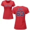 Women's Justin Garza Name & Number T-Shirt - Red