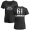 Women's Justin Lawrence Midnight Mascot V-Neck T-Shirt - Black