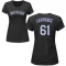 Women's Justin Lawrence Name & Number T-Shirt - Black