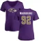 Women's Justin Madubuike Name & Number Slim Fit T-Shirt - Purple