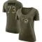 Women's Justin Murray Legend Salute to Service Scoop Neck T-Shirt - Olive