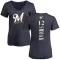 Women's Justin Smoak Backer Slim Fit T-Shirt - Navy