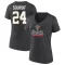 Women's Justin Sourdif Heather 2023 Eastern Conference Champions V-Neck T-Shirt - Charcoal