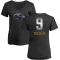 Women's Justin Tucker Midnight Mascot T-Shirt - Black