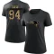 Women's Justus Tavai 2020 Salute To Service Performance T-Shirt - Black