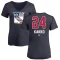 Women's Kaapo Kakko Name and Number Banner Wave V-Neck T-Shirt - Navy