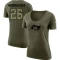 Women's Kaevon Merriweather Legend Salute to Service Scoop Neck T-Shirt - Olive