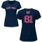 Women's Kaleb Ort Name & Number T-Shirt - Navy