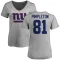 Women's Kalil Pimpleton Name & Number Slim Fit T-Shirt - Ash