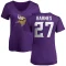 Women's Kalon Barnes Name & Number Slim Fit T-Shirt - Purple