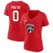 Women's Kasper Puutio 2023 Stanley Cup Final Name & Number V-Neck T-Shirt - Red