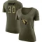 Women's Keaontay Ingram Legend Salute to Service Scoop Neck T-Shirt - Olive