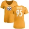 Women's Keeanu Benton Name & Number Slim Fit T-Shirt - Gold