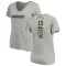 Women's Keenan Allen Name & Number Slim Fit V-Neck T-ShirtHeather - Gray