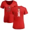 Women's Keenan Isaac Backer Slim Fit T-Shirt - Red