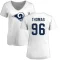 Women's Keir Thomas Name & Number Slim Fit T-Shirt - White