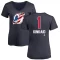 Women's Keith Kinkaid Name and Number Banner Wave V-Neck T-Shirt - Navy