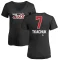 Women's Keith Tkachuk Name and Number Banner Wave V-Neck T-Shirt - Black