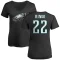 Women's Kelee Ringo Name & Number Slim Fit T-Shirt - Black