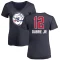 Women's Kelly Oubre Jr. Name and Number Banner Wave V-Neck T-Shirt - Navy